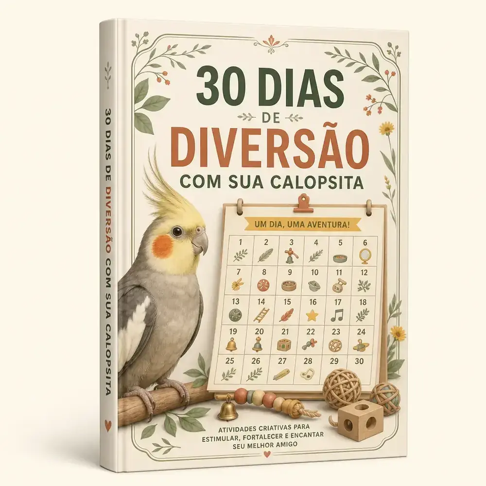 Capa do bônus 4: 30 Dias de Diversão com Sua Calopsita