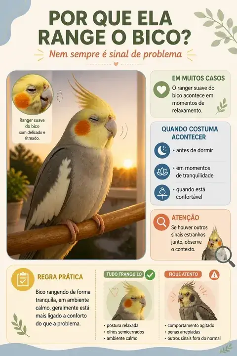 Página: Por que ela range o bico?