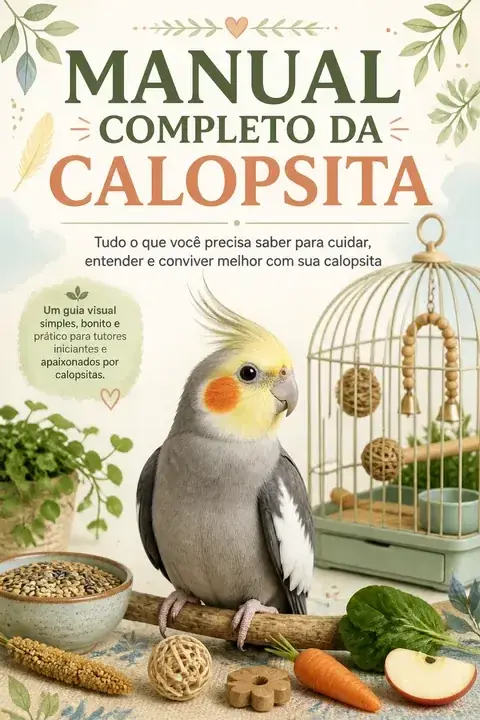 Capa do Manual Completo da Calopsita